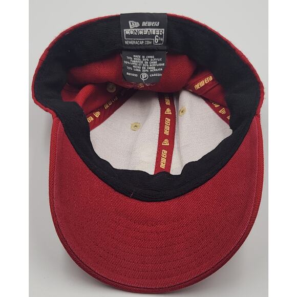 Florida State Seminoles Hat Cap Mens 6 3/4 Red Football New Era Concealer Flex - Picture 7 of 8
